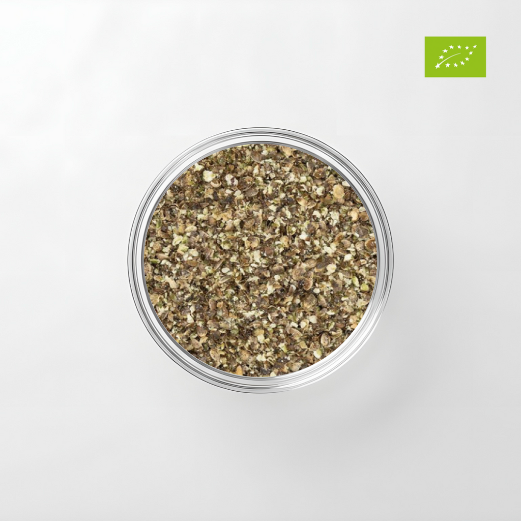 #005. Hulls from Hemp Seeds